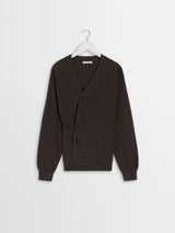 Lemaire - Relaxed Twisted Cardigan in Dark Cacao