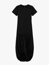 TOTEME - Cocoon Tee Dress in Black