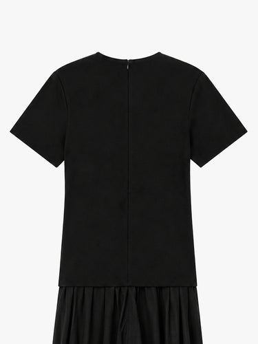 TOTEME - Cocoon Tee Dress in Black