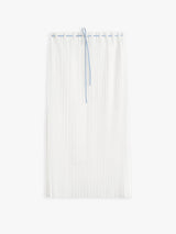 TOTEME - Belted Pleated Skirt in White