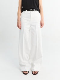 TOTEME - Wide Leg Denim in White
