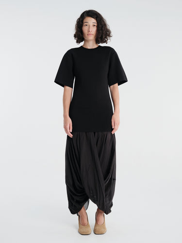 TOTEME - Cocoon Tee Dress in Black