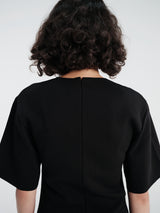 TOTEME - Cocoon Tee Dress in Black