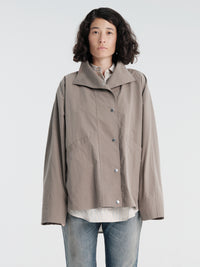 TOTEME - Summer Parachute Jacket in Clove