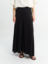 TOTEME - Flared Jersey Skirt in Black