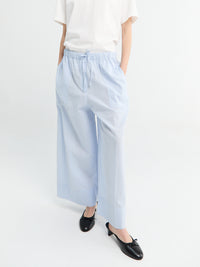 TOTEME - Wide Summer Trousers in Sky