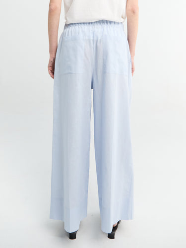 TOTEME - Wide Summer Trousers in Sky