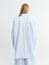 TOTEME - Oversized Summer Shirt in Sky