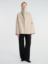 TOTEME - Zipped Country Jacket in Fawn