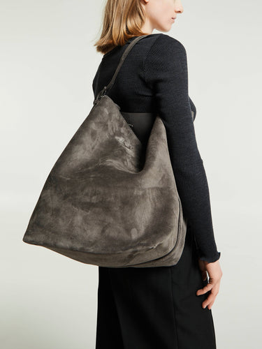 TOTEME - Belted Tote Bag in Granite