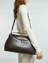 TOTEME - T-Lock Top Handle Bag in Bark