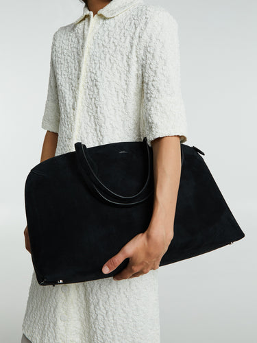 TOTEME - Suede Day Tote in Black