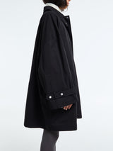 TOTEME - Oversized Trench Jacket in Black