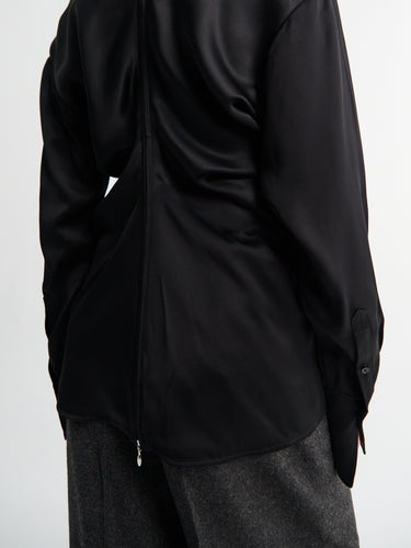 TOTEME - Slouch Blouse in Black