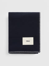 Tekla - Lambswool Blanket in Dusk Blue