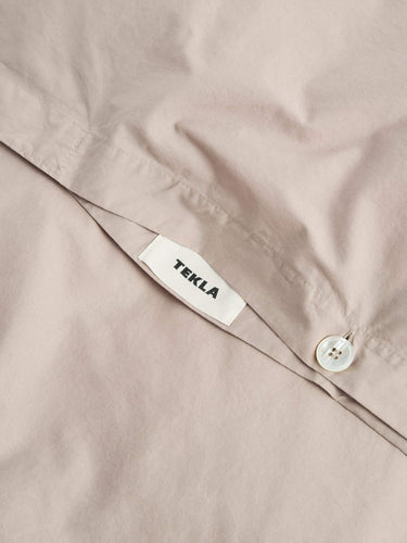 Tekla - Percale Duvet Cover in Clay