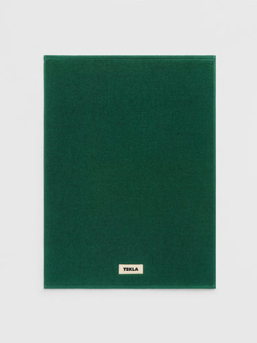 Tekla - Terry Bath Mat in Teal Green
