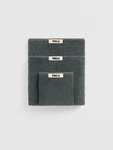 Tekla - Terry Towel in Charcoal Grey