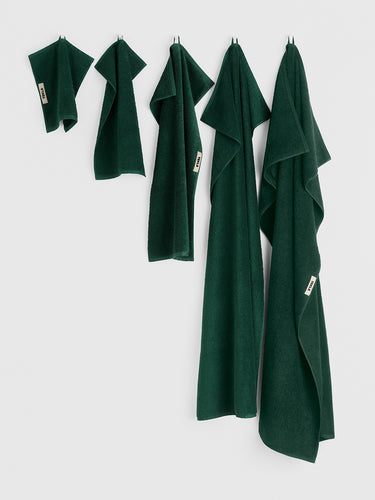 Tekla - Terry Towel in Forest Green