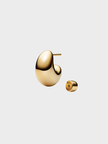 Maria Black - Tryvann Pillow Earring with Gold Plating