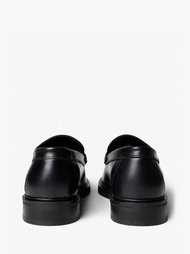 Vinny's - Nappa Leather Loafers in Black