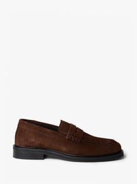 Vinny's - Suede Loafers in Brown