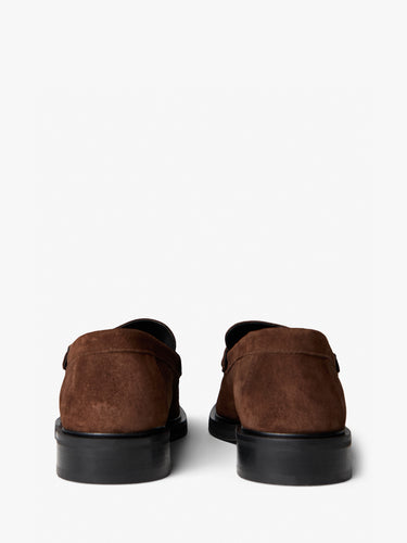 Vinny's - Suede Loafers in Brown