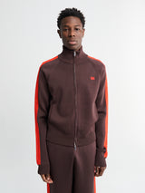 Wales Bonner - Tide Track Top in Brown