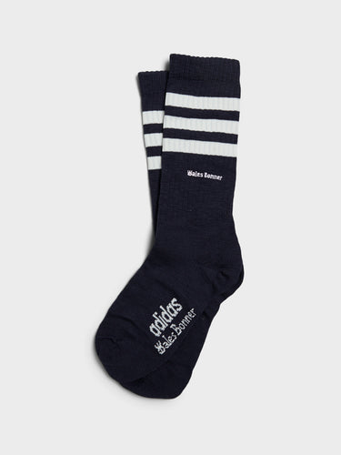 Adidas - Wales Bonner 2 pair socks in Night Navy/Chalk White