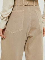 Lemaire - Twisted Belted Pants in Natural Beige