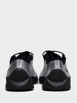 Nike - Air Superfly Sneakers in Metallic Silver and Black Anthracite Volt