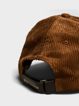Wales Bonner - Grace Corduroy Cap in Brown