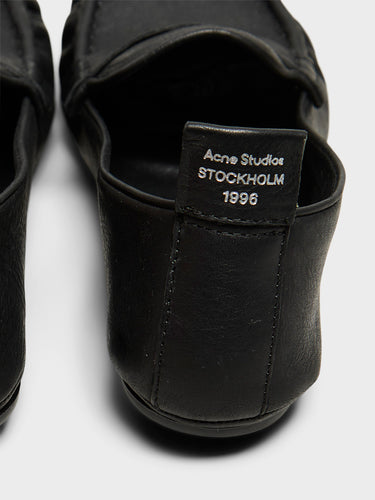 Acne Studios - Leather Loafers in Black