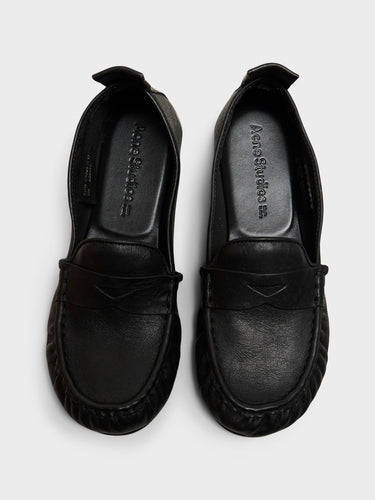 Acne Studios - Leather Loafers in Black