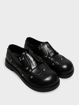 Acne Studios - Lace-up Leather Shoes in Black