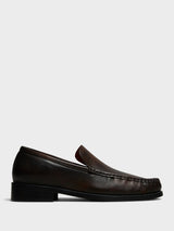 Acne Studios - Leather Loafers in Brown