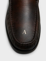 Acne Studios - Leather Loafers in Brown