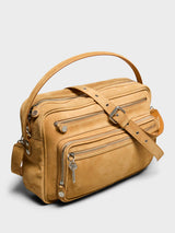 Acne Studios - Camero Camera Suede Bag in Sesame Beige