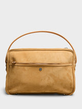 Acne Studios - Camero Camera Suede Bag in Sesame Beige