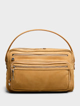 Acne Studios - Camero Camera Suede Bag in Sesame Beige