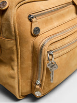 Acne Studios - Camero Camera Suede Bag in Sesame Beige