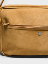 Acne Studios - Camero Camera Suede Bag in Sesame Beige
