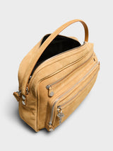 Acne Studios - Camero Camera Suede Bag in Sesame Beige