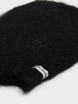 Acne Studios - Mohair Cap with Earflaps in Black