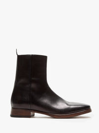Acne Studios - Leather Ankle Boots in Black