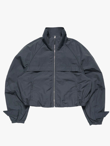 Acne Studios - Nylon Logo Jacket in Steel Grey
