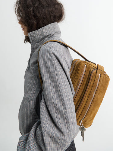 Acne Studios - Camero Party Suede in Cognac Brown