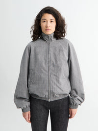 Acne Studios - Technical Check Jacket in Multi Grey