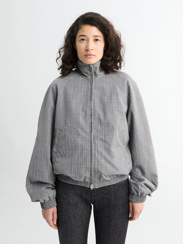 Acne Studios - Technical Check Jacket in Multi Grey