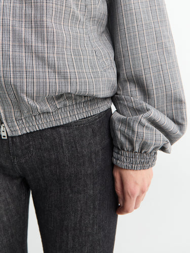 Acne Studios - Technical Check Jacket in Multi Grey